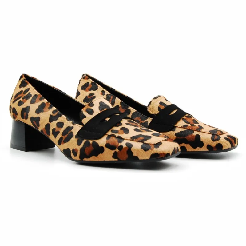 DIBIA MOCASIN LEOPARDO BANADA 5101