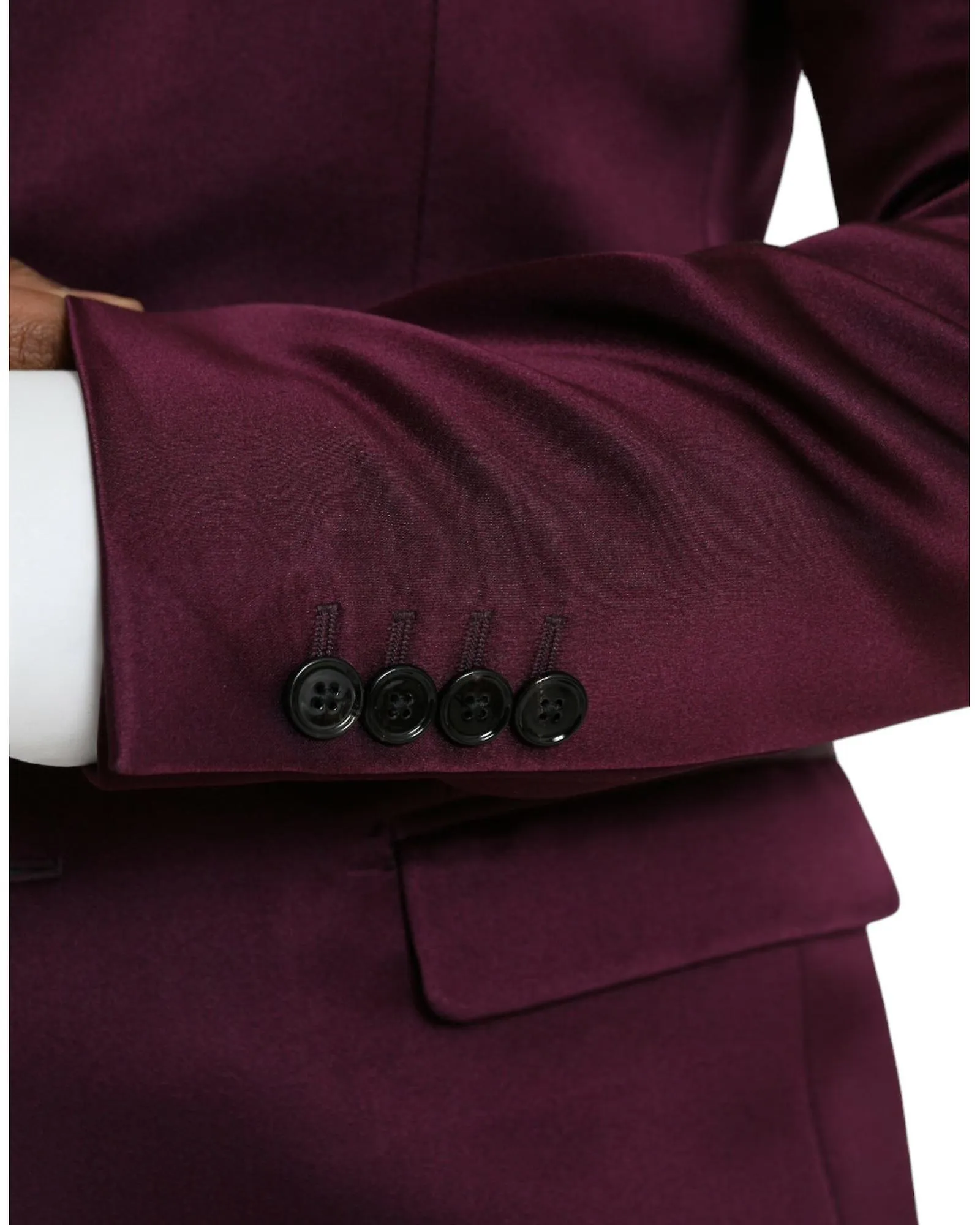 Dolce & Gabbana Silk Single Breasted Blazer Coat