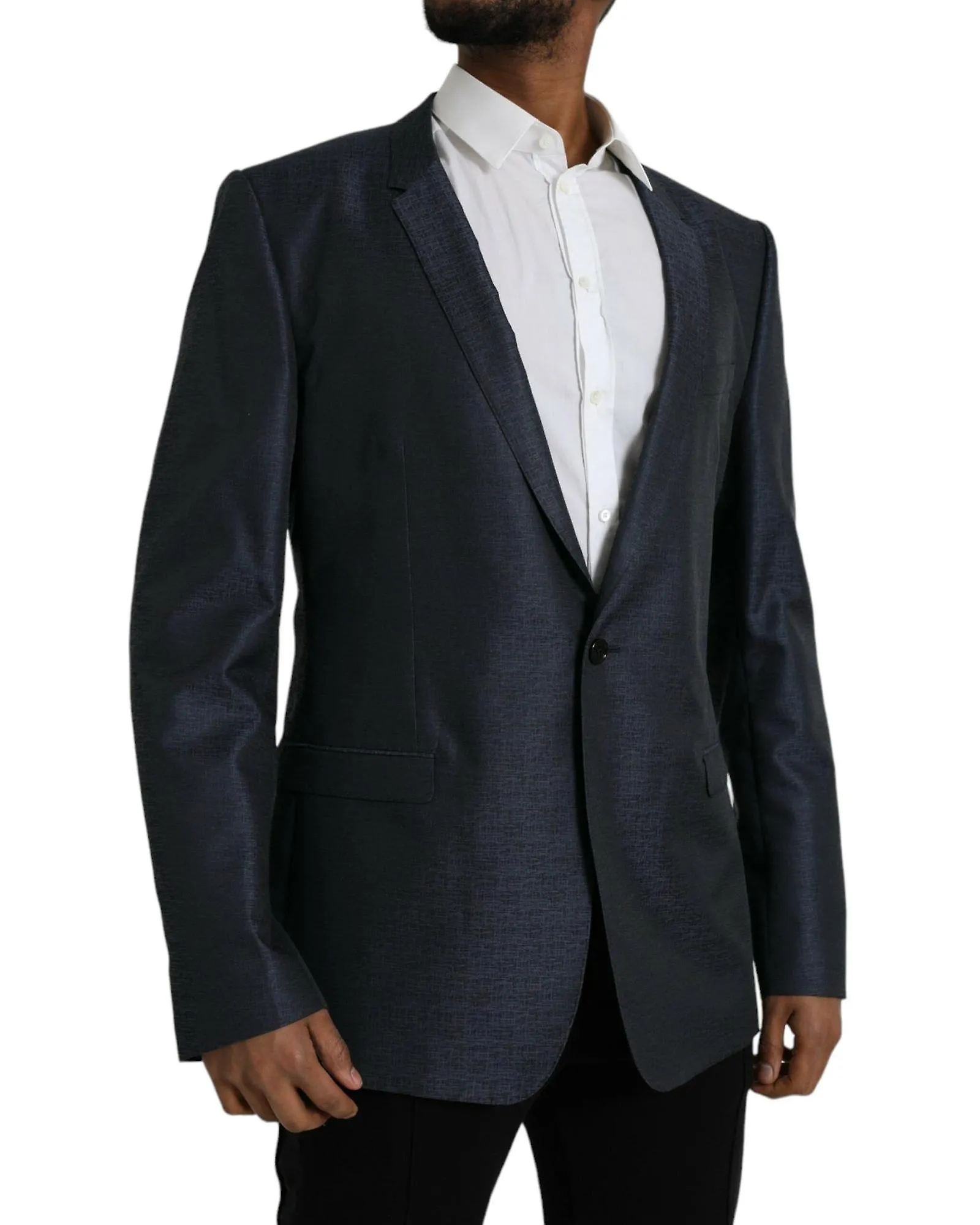 Dolce & Gabbana Wool Single Breasted Coat Blazer
