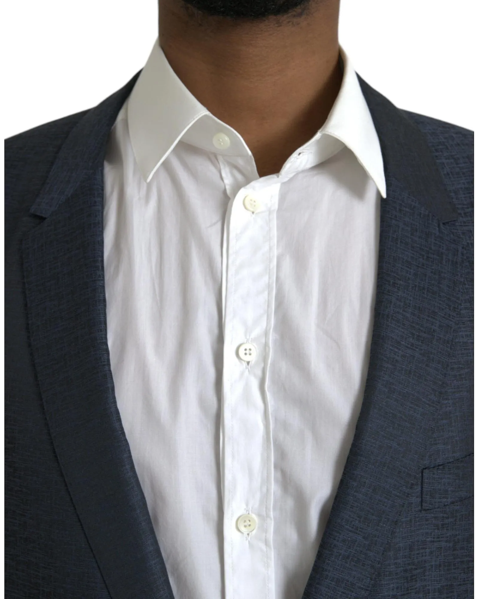 Dolce & Gabbana Wool Single Breasted Coat Blazer