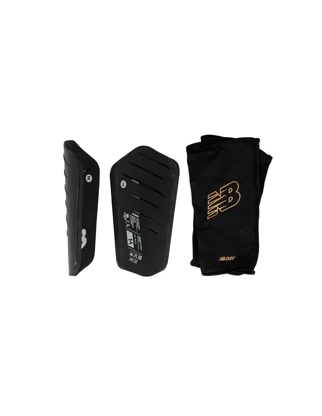 Espinilleras de Fútbol New Balance Nclasp Flex Slip Guard Marrón