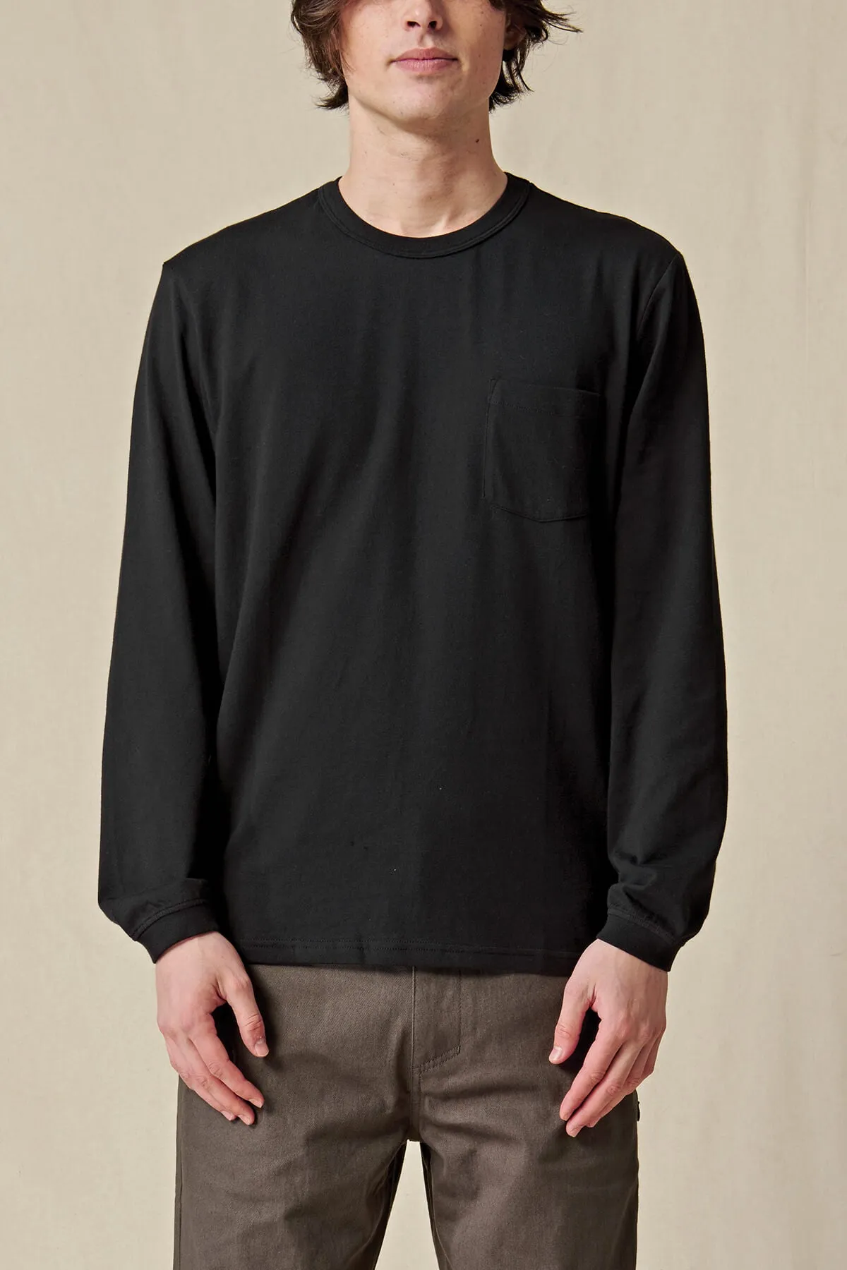 EVERY DAMN DAY LS TEE  BLACK