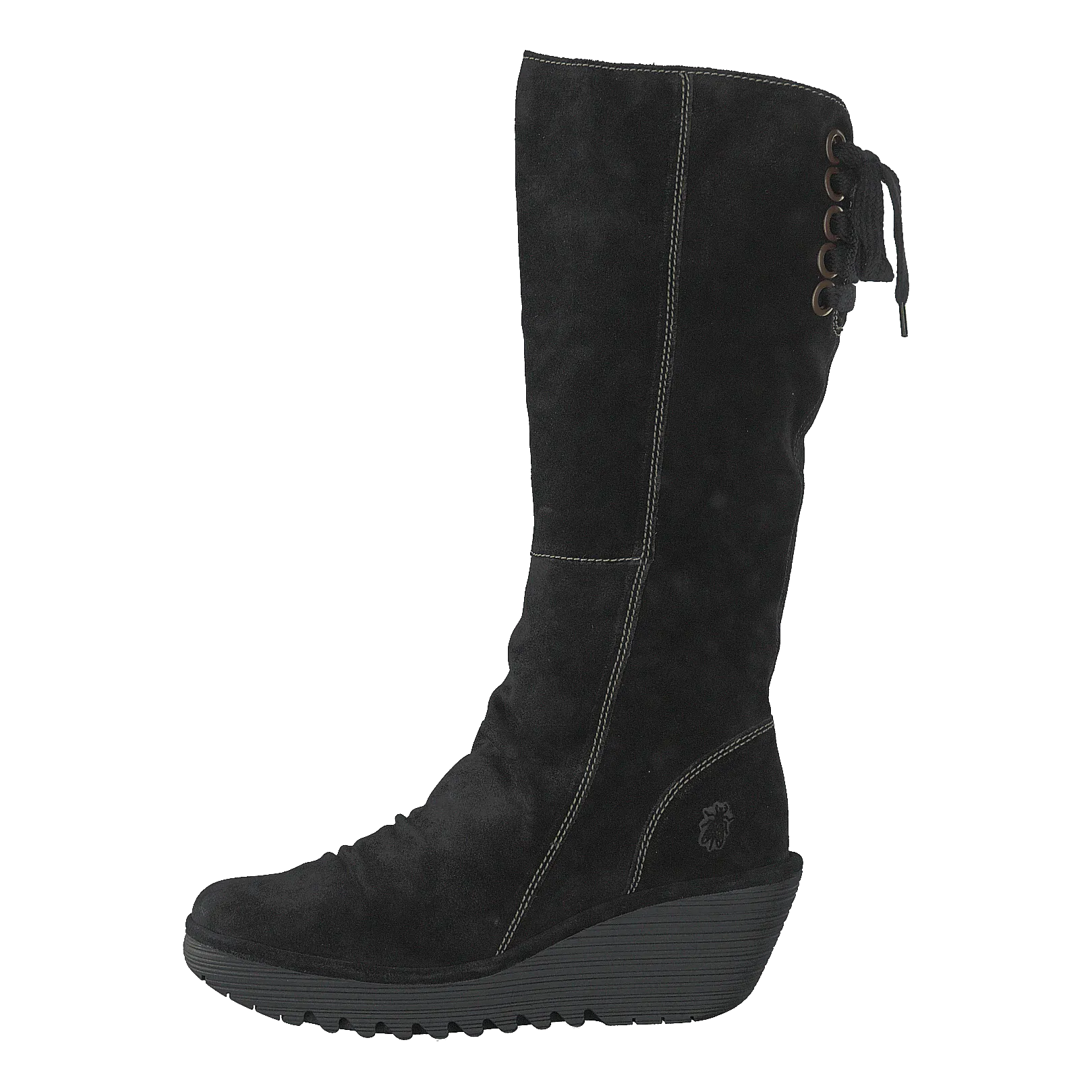 Fly London zapatos Yust Oil Suede Black
