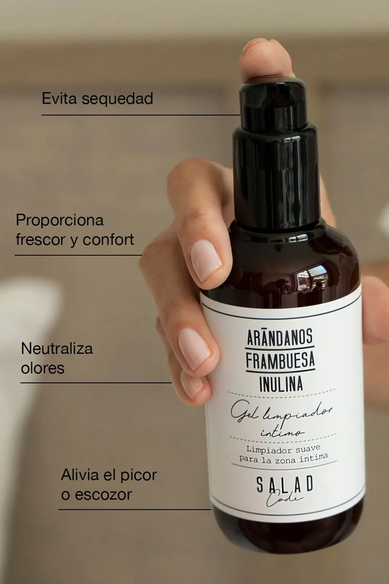 Gel limpiador íntimo