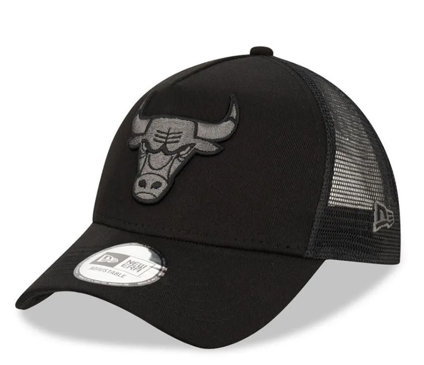 GORRA NEW ERA CHICAGO BULLS 9 40 AFRAME TRUCKER NEGRA