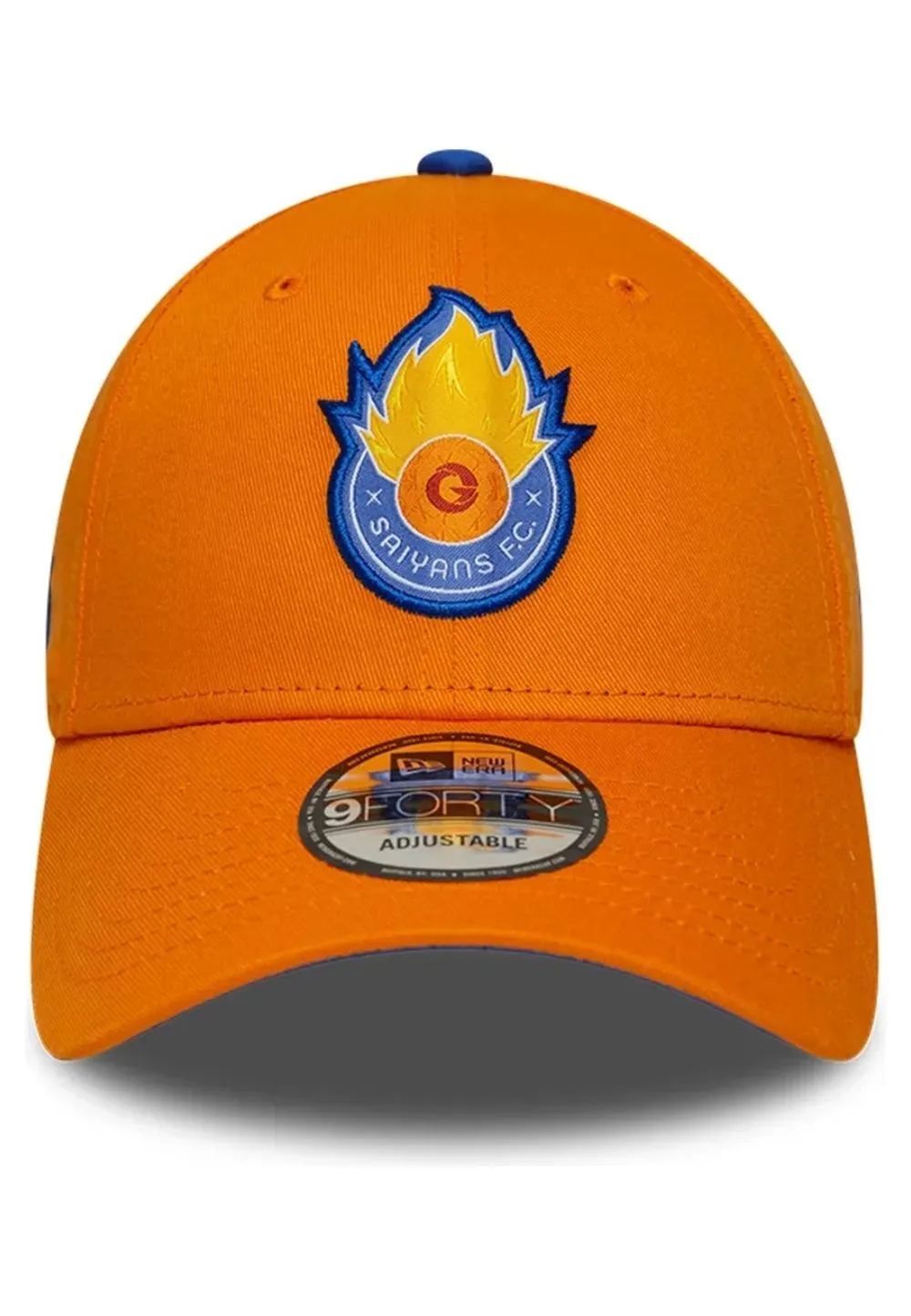Gorra new era x kings league naranja saiyans fc 9forty cap