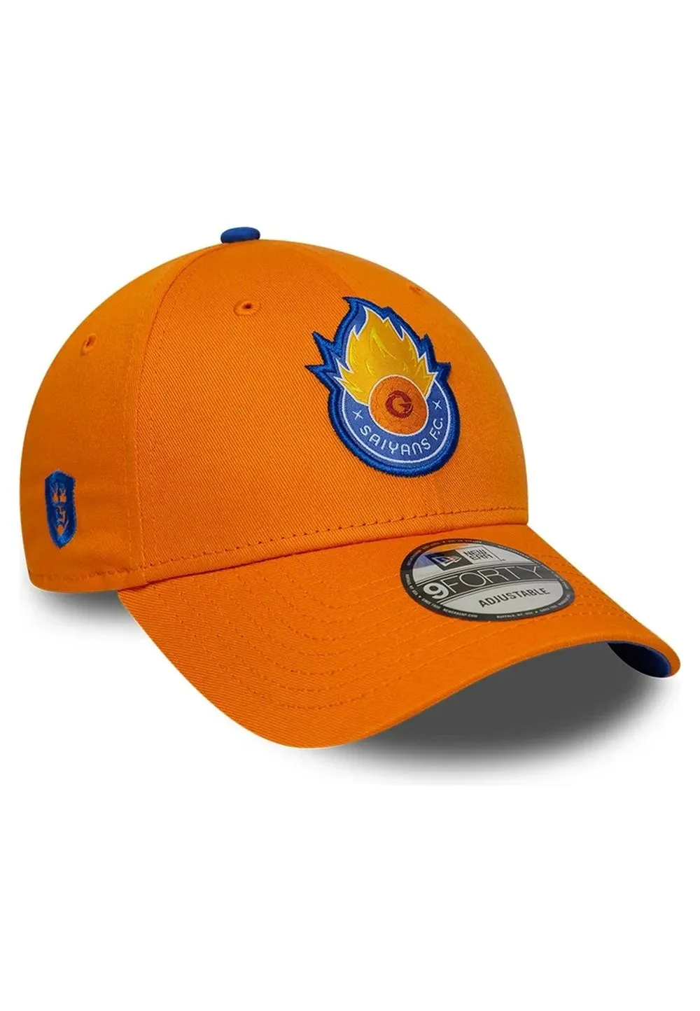 Gorra new era x kings league naranja saiyans fc 9forty cap