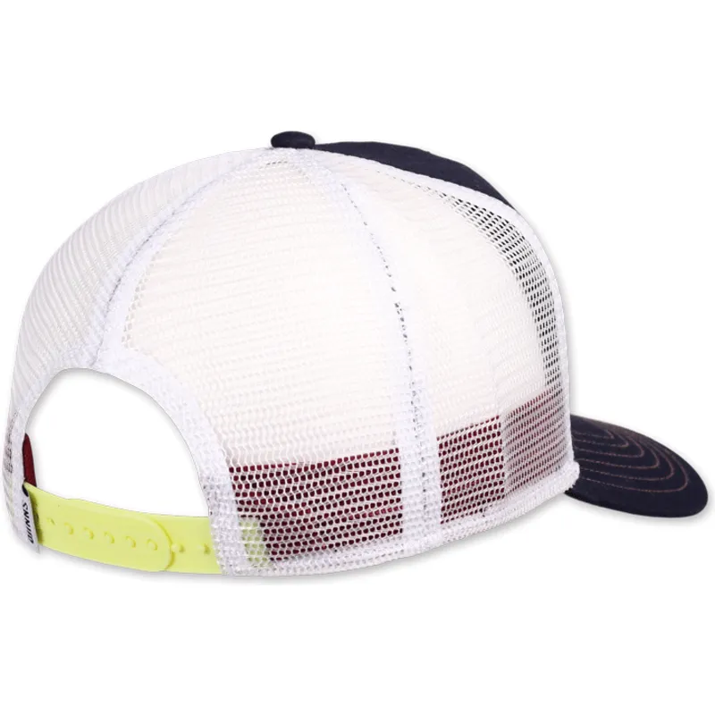 Gorra trucker azul marino y blanca Club Sandwich HFT Food de Djinns