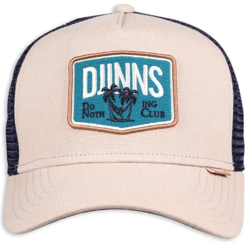Gorra trucker beige Do Nothing Club HFT DNC SunnyFab de Djinns