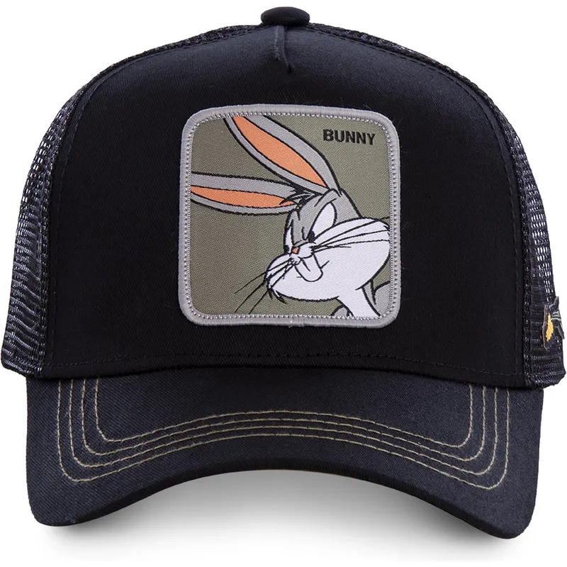 Gorra trucker negra Bugs Bunny BUN1 Looney Tunes de Capslab