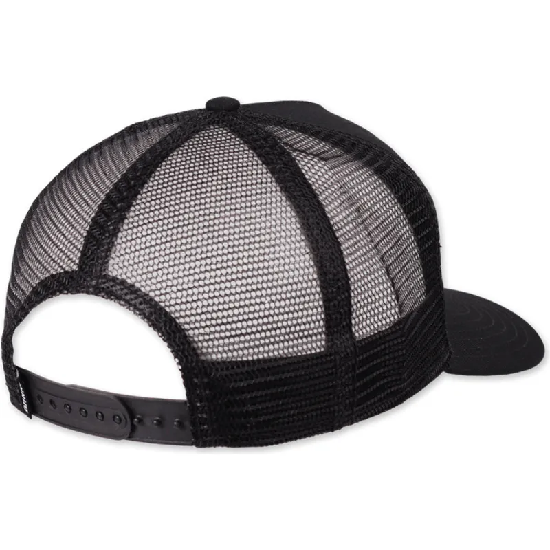 Gorra trucker negra Peace & Harmony HFT de Djinns