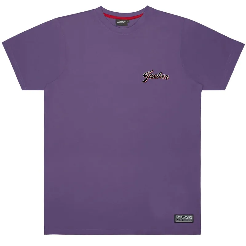 JACKER LOBSTER SERVICE PURPLE TEESHIRT