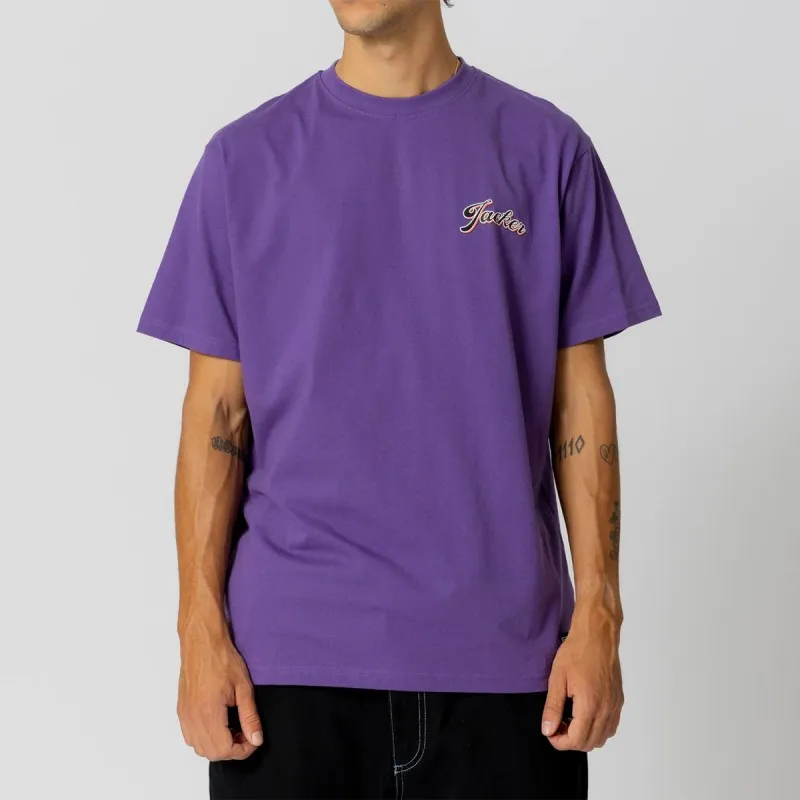 JACKER LOBSTER SERVICE PURPLE TEESHIRT