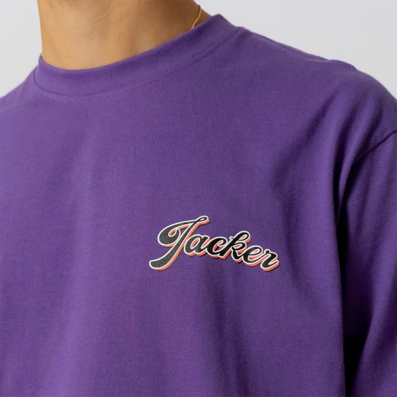 JACKER LOBSTER SERVICE PURPLE TEESHIRT