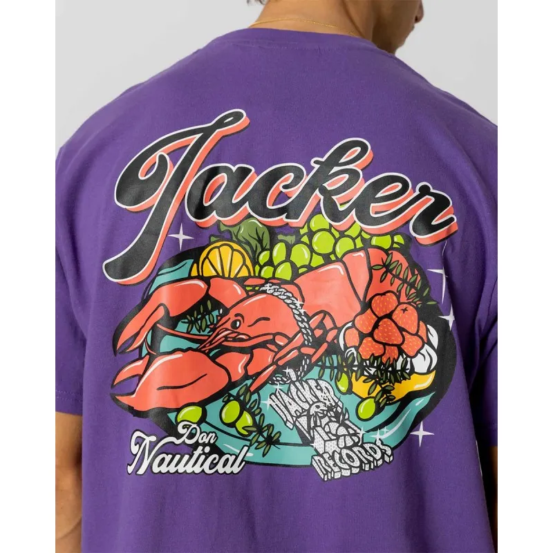 JACKER LOBSTER SERVICE PURPLE TEESHIRT