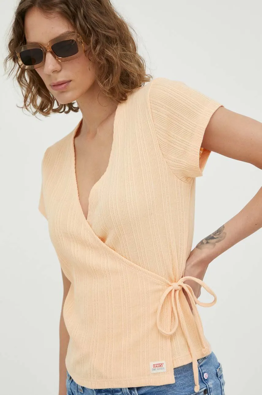Levi's ® Dry Goods Pointelle Wrap Tee