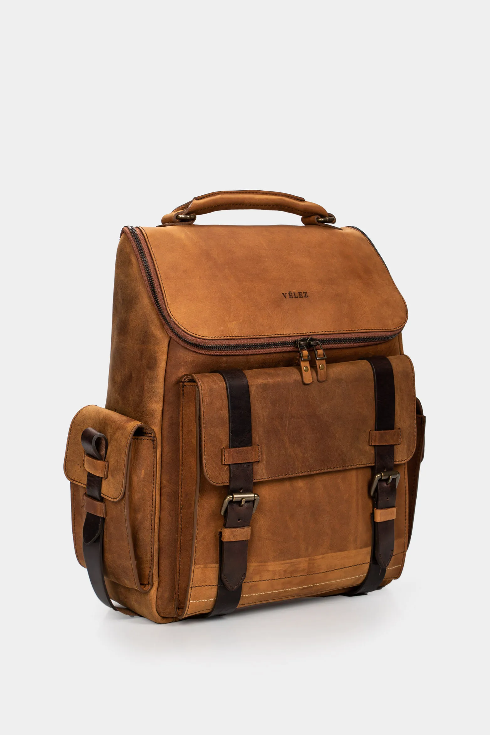 Morral archaeology de cuero para hombre vintage
