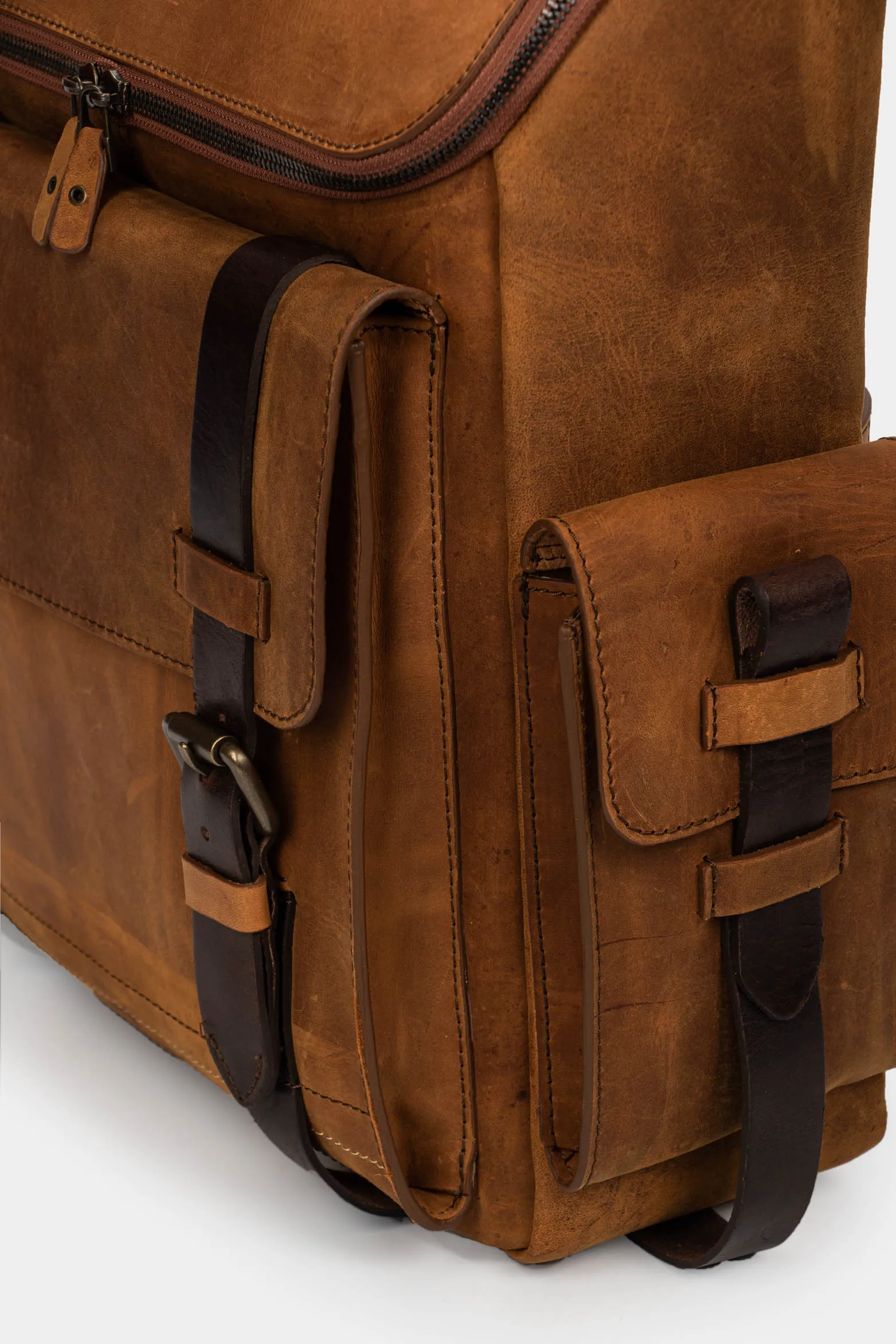 Morral archaeology de cuero para hombre vintage