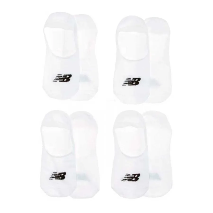 NEW BALANCE CALCETINES 4 PARES INVISIBLE LASU6244 BLANCO
