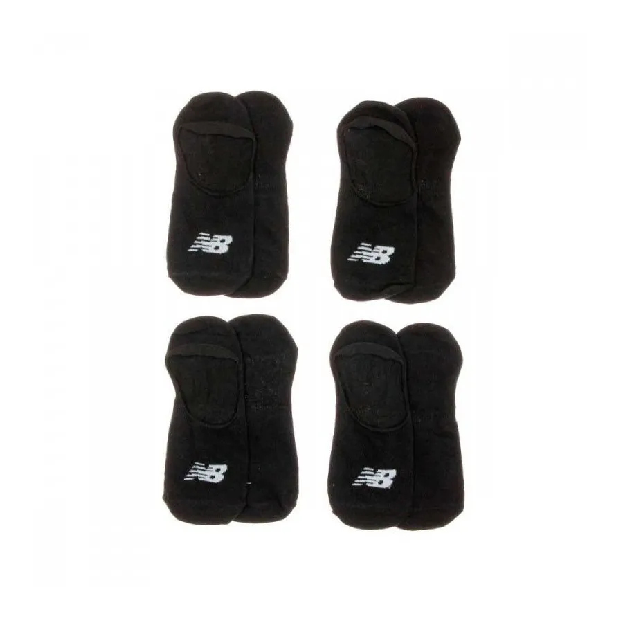 NEW BALANCE CALCETINES 4 PARES INVISIBLE LASU6244 NEGRO
