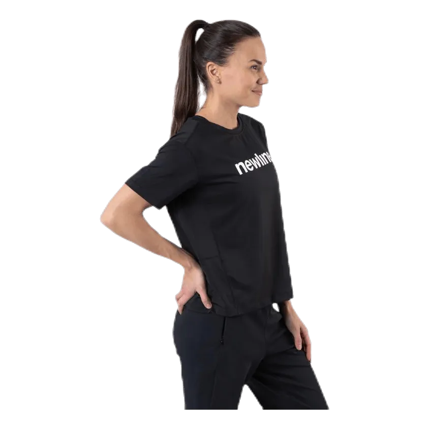 Newline Cropped Tee Black