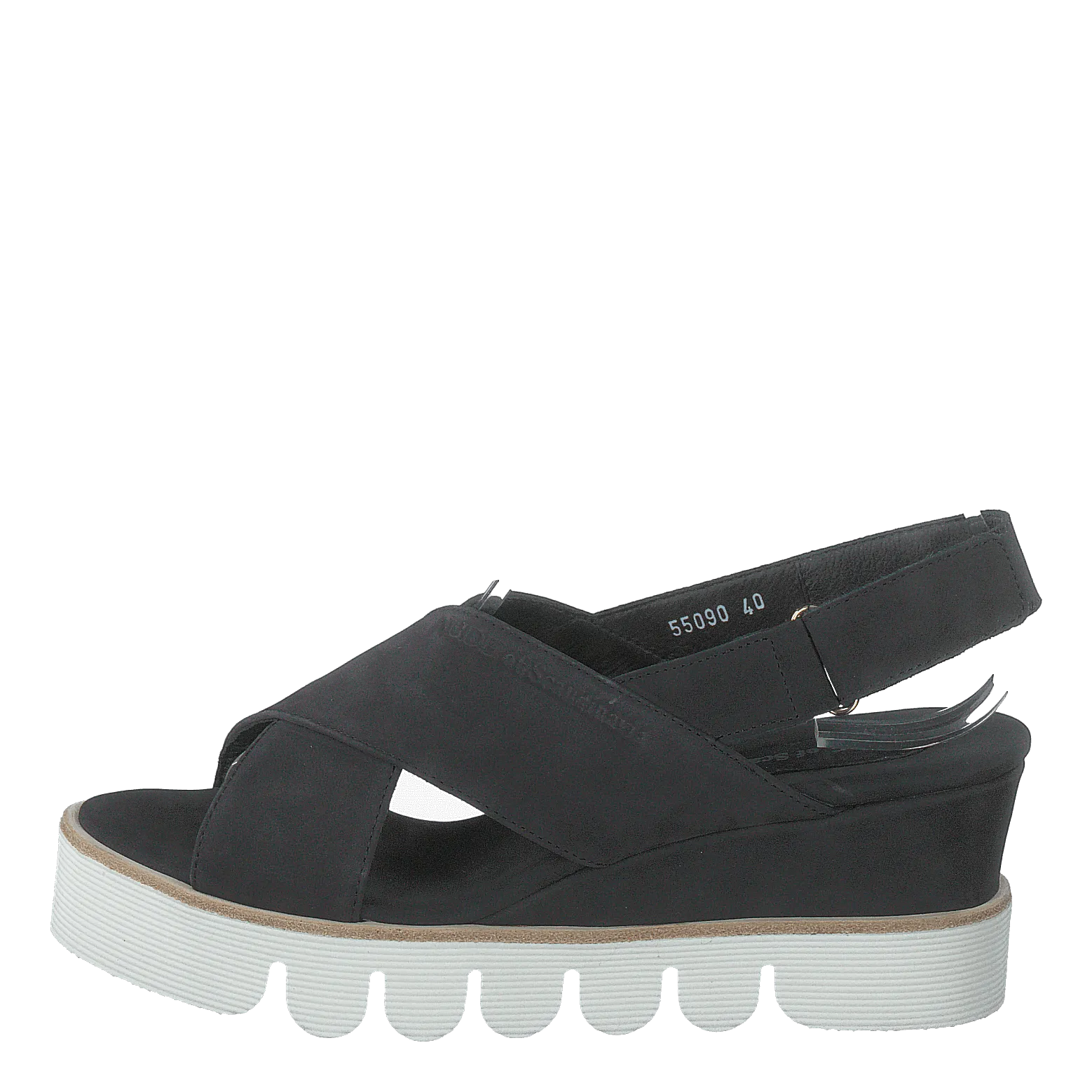 Nude of Scandinavia zapatos Nadja Nabuk / Nero