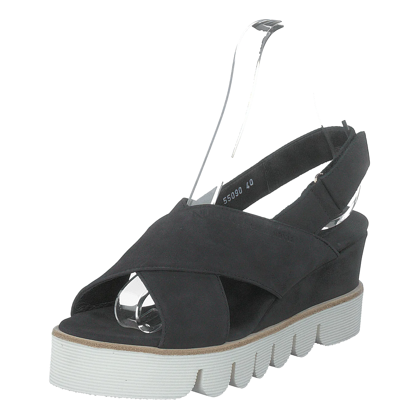 Nude of Scandinavia zapatos Nadja Nabuk / Nero