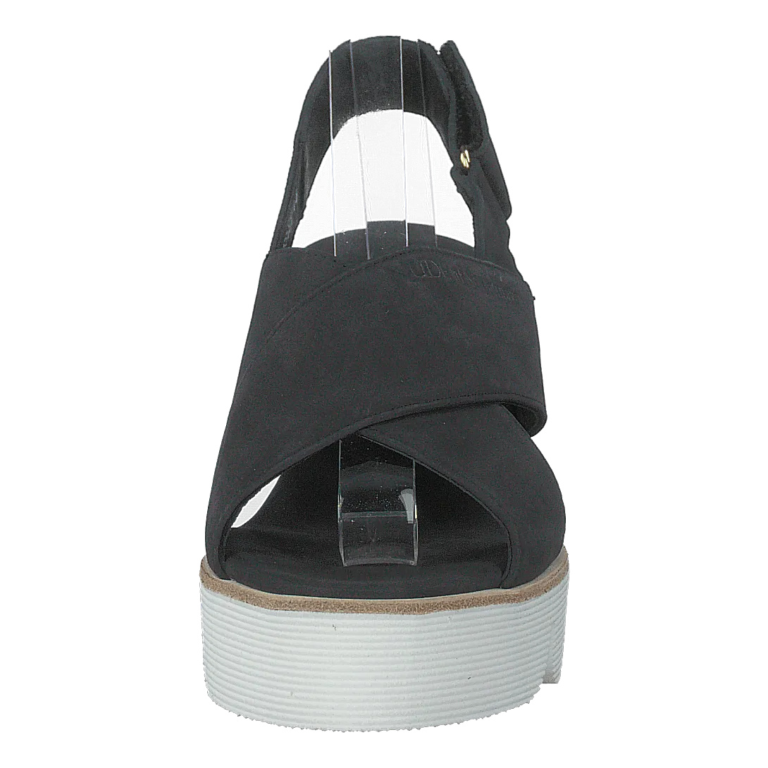 Nude of Scandinavia zapatos Nadja Nabuk / Nero