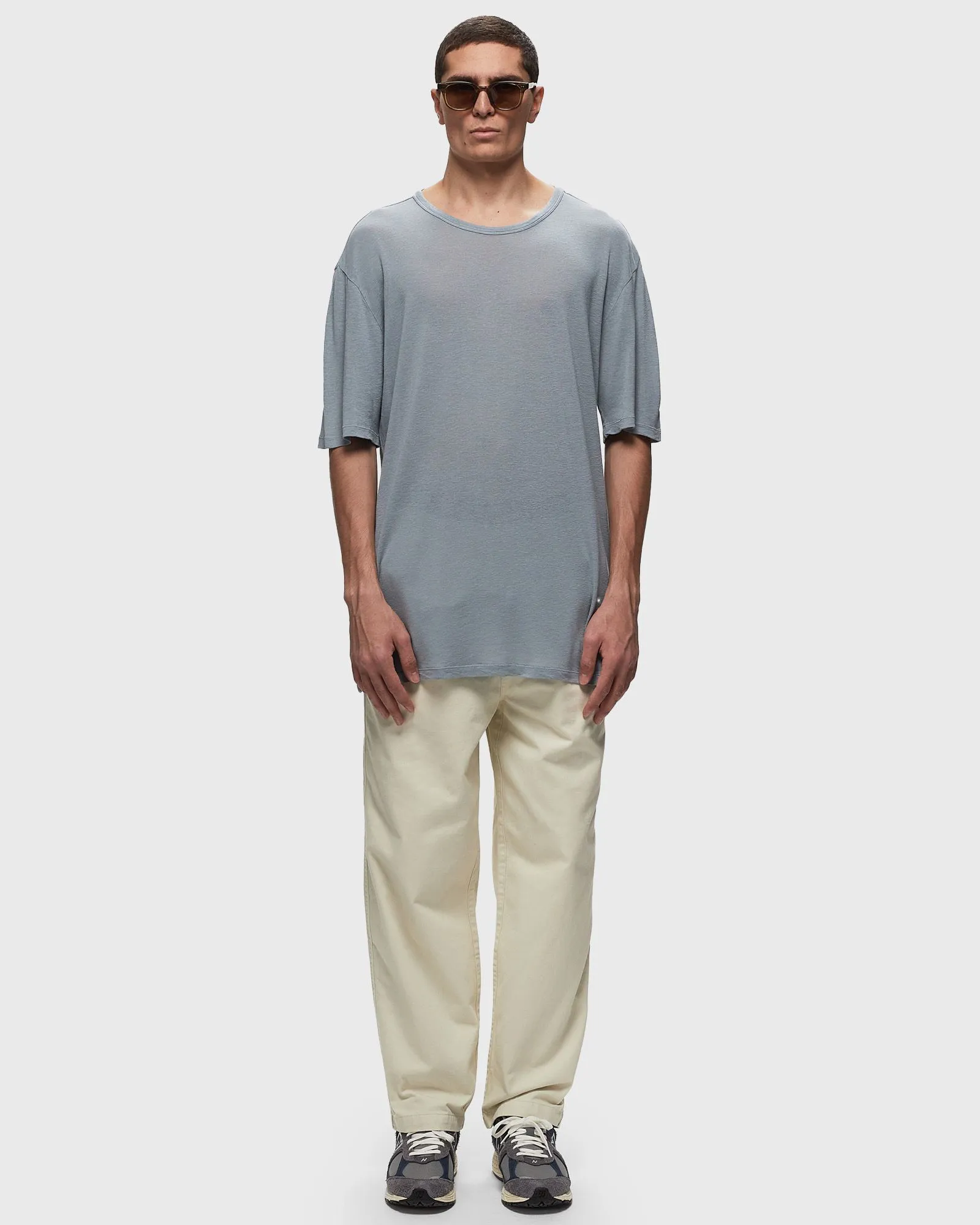Officine Générale SS TEE GMT DYE TENCEL LINEN TEE SHIRT