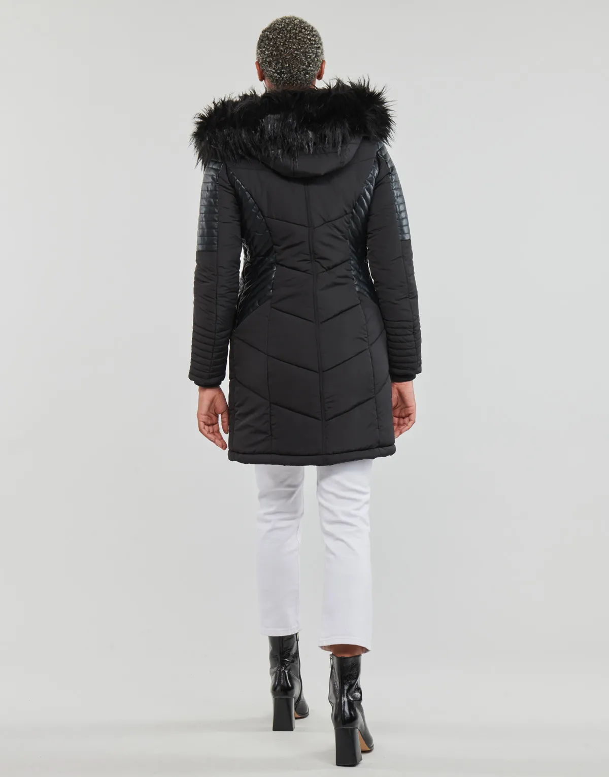 ONLNEWLINETTE FUR HOOD COAT OTW