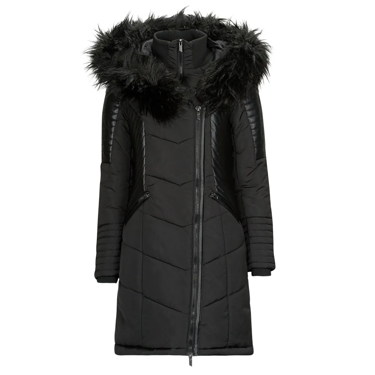 ONLNEWLINETTE FUR HOOD COAT OTW