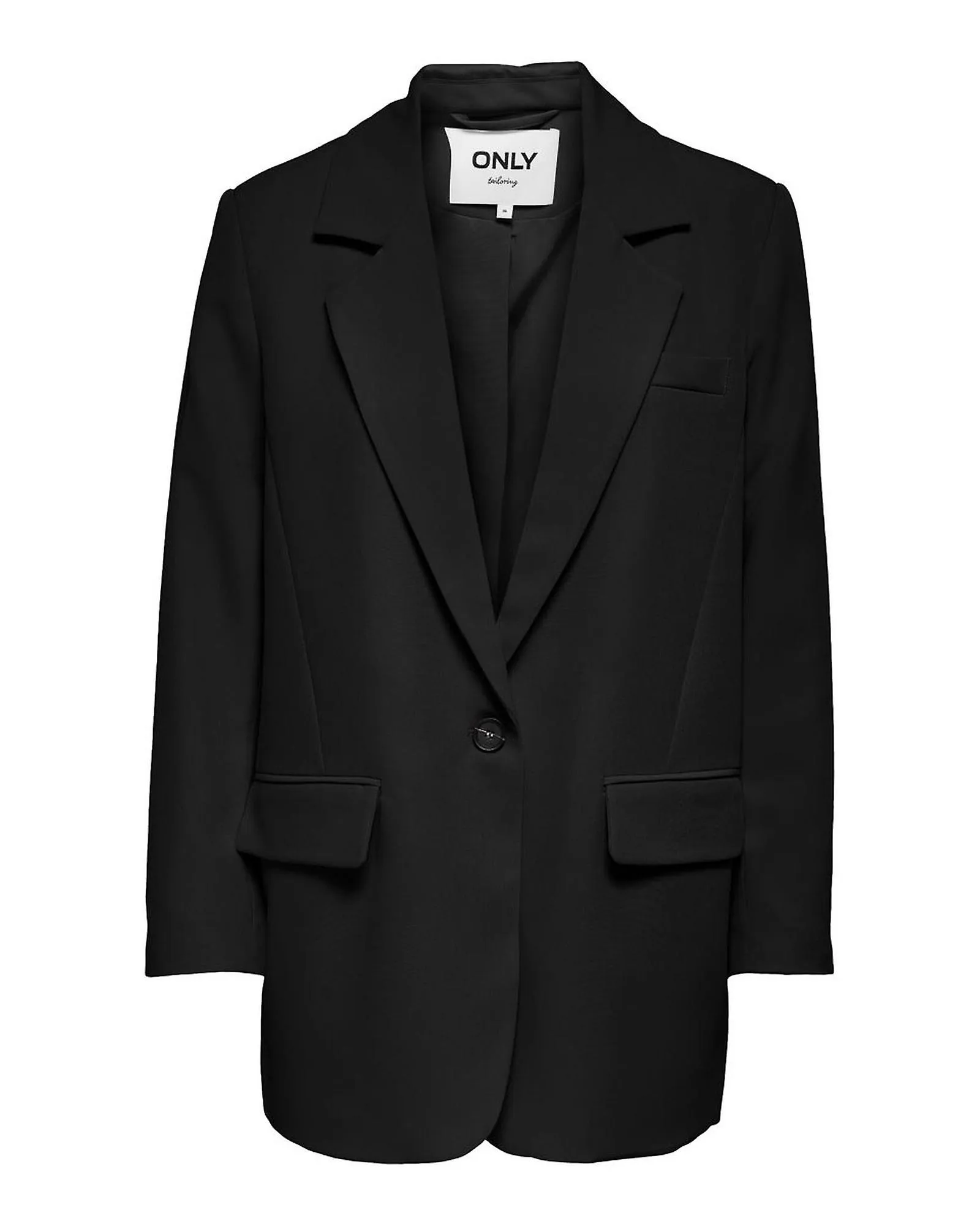 ONLY BUTTONUP COAT WITH LONG SLEEVES AND LAPEL COLLAR