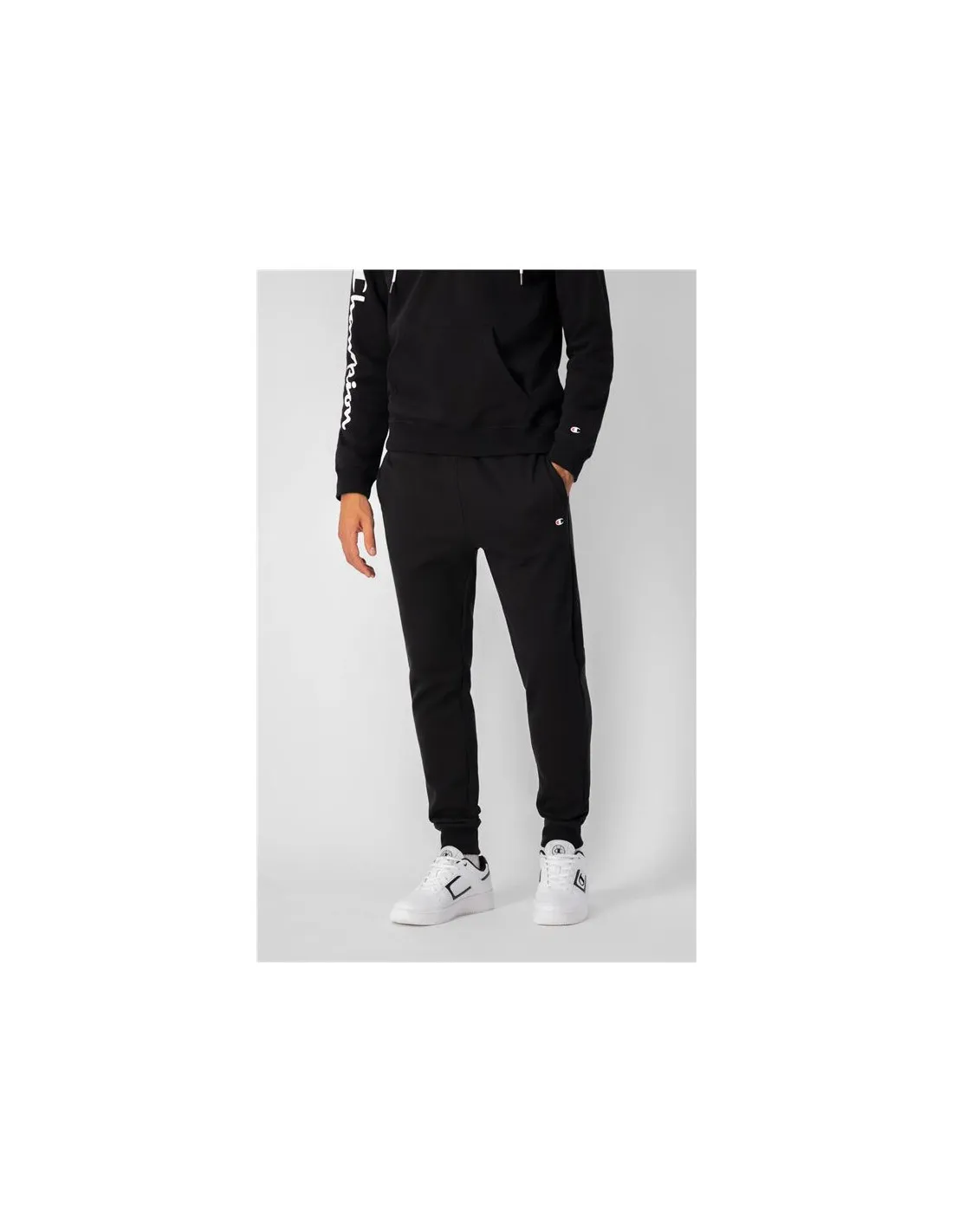 Pantalones Champion Rib Cuff Hombre BK