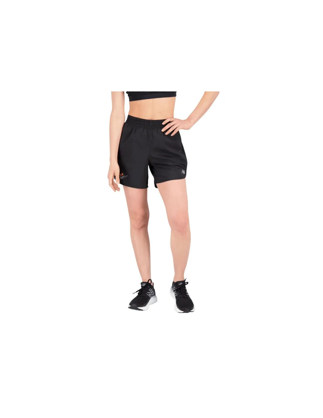 Pantalones de running New Balance Accelerate 5 Inch negro Mujer