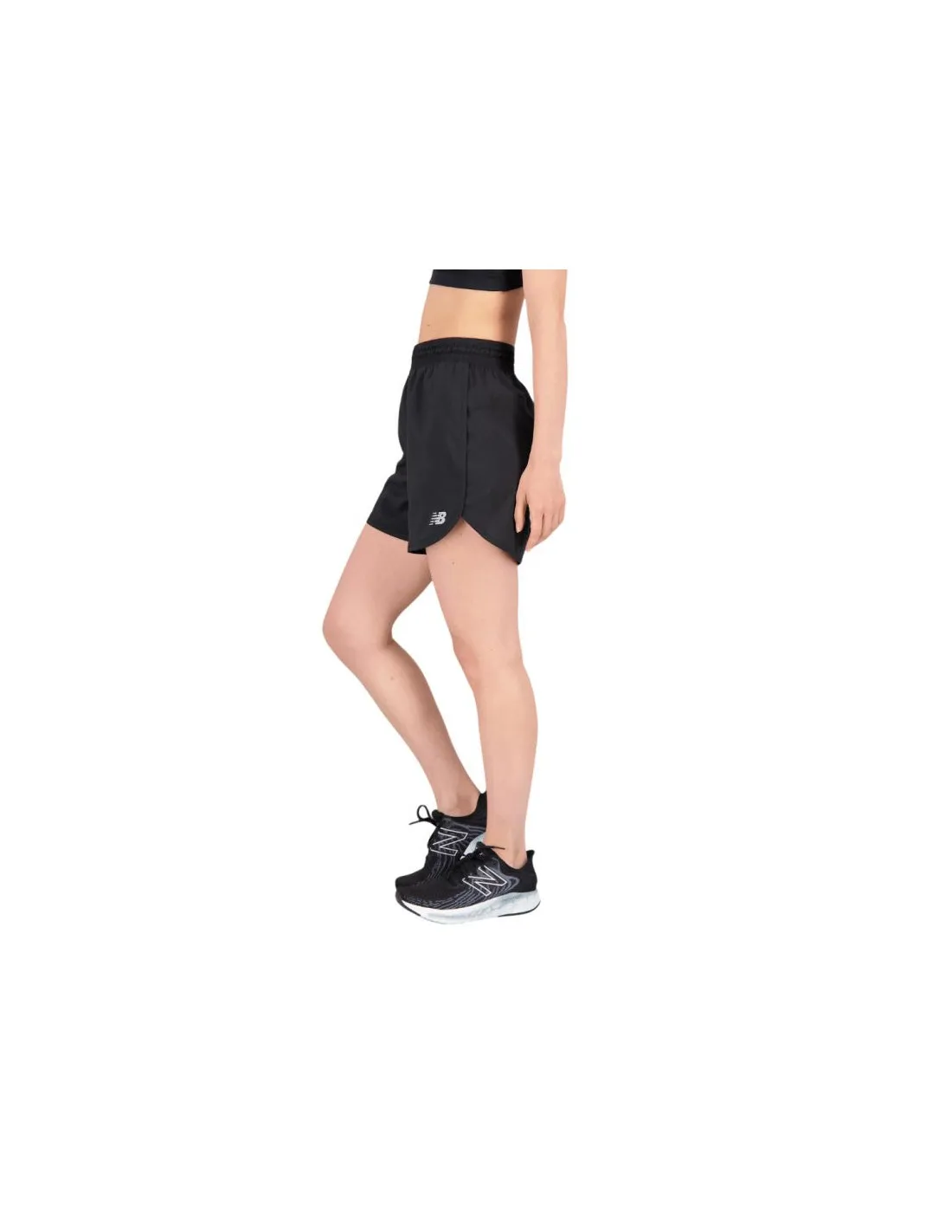 Pantalones de running New Balance Accelerate 5 Inch negro Mujer