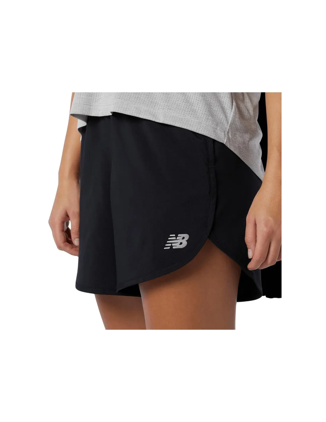 Pantalones de running New Balance Accelerate 5 Inch negro Mujer
