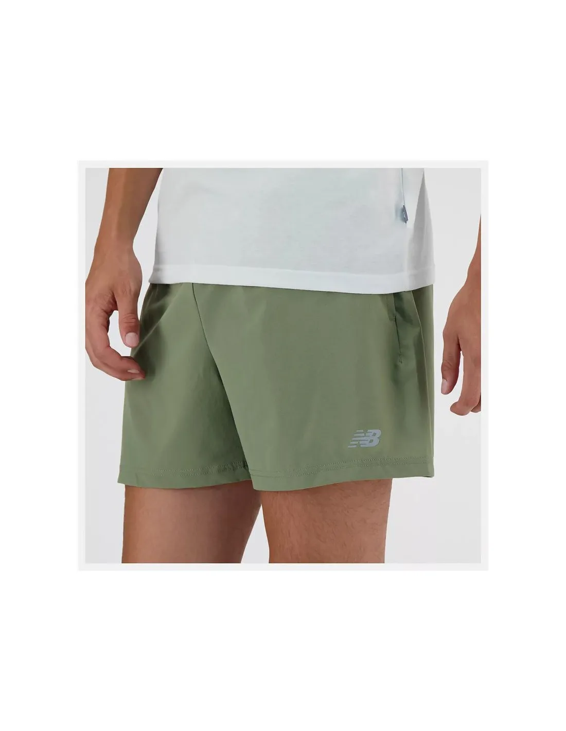 Pantalones New Balance Sport Essentials 5 Hombre Verde