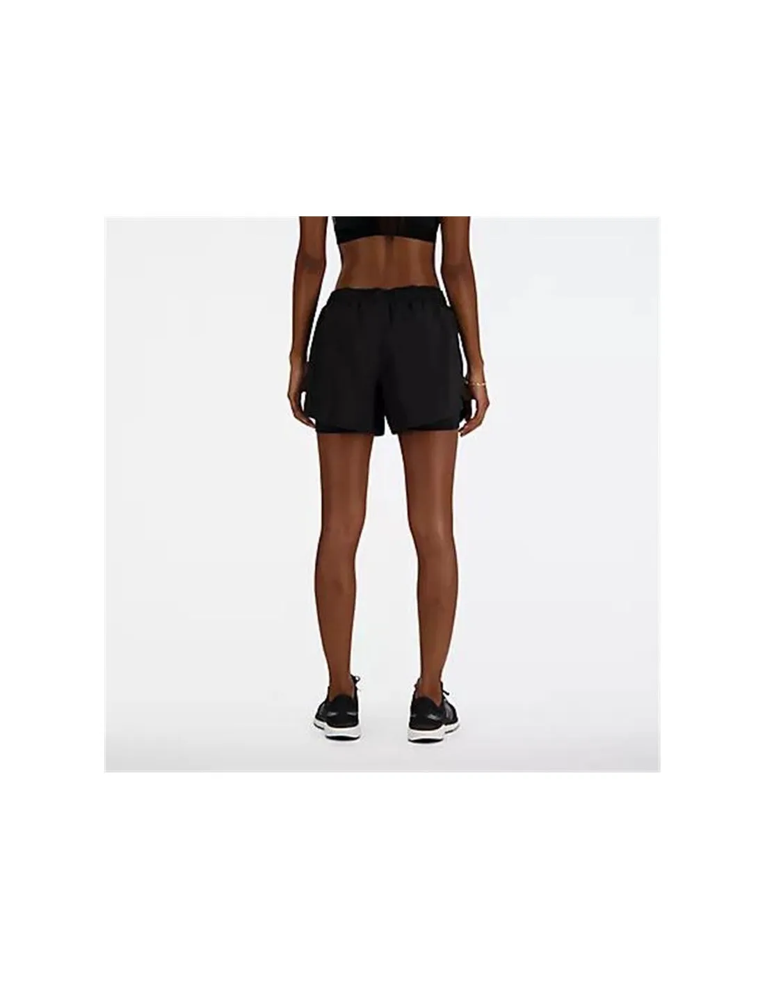 PANTALóN DE RUNNING NEW BALANCE SPORT ESSENTIALS 2IN1 3 MUJER NEGRO