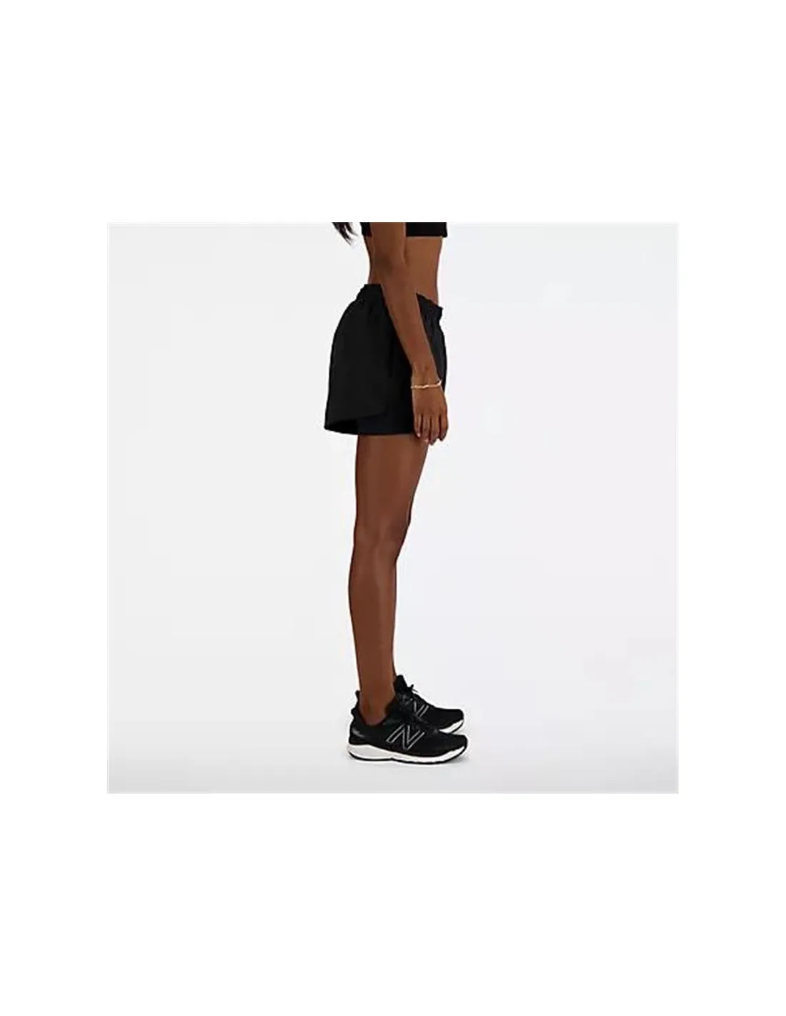 PANTALóN DE RUNNING NEW BALANCE SPORT ESSENTIALS 2IN1 3 MUJER NEGRO
