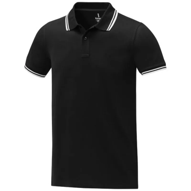 Polo de manga corta con ribete para hombre 'Amarago'