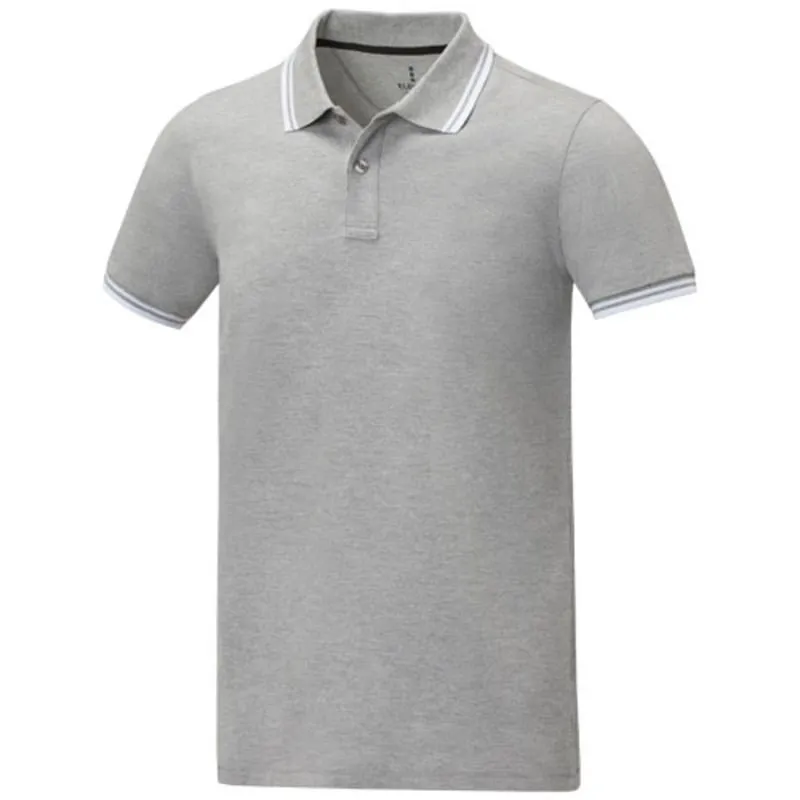 Polo de manga corta con ribete para hombre 'Amarago'