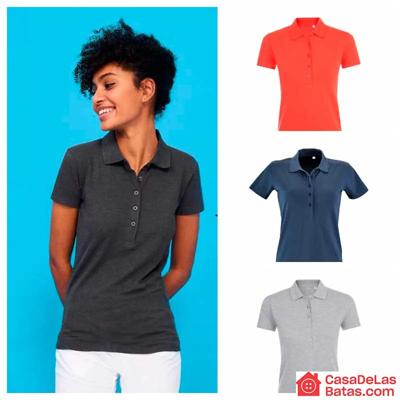 POLO DE MUJER STRETCH DE MANGA CORTA PHOENIX WOMEN  SOL'S