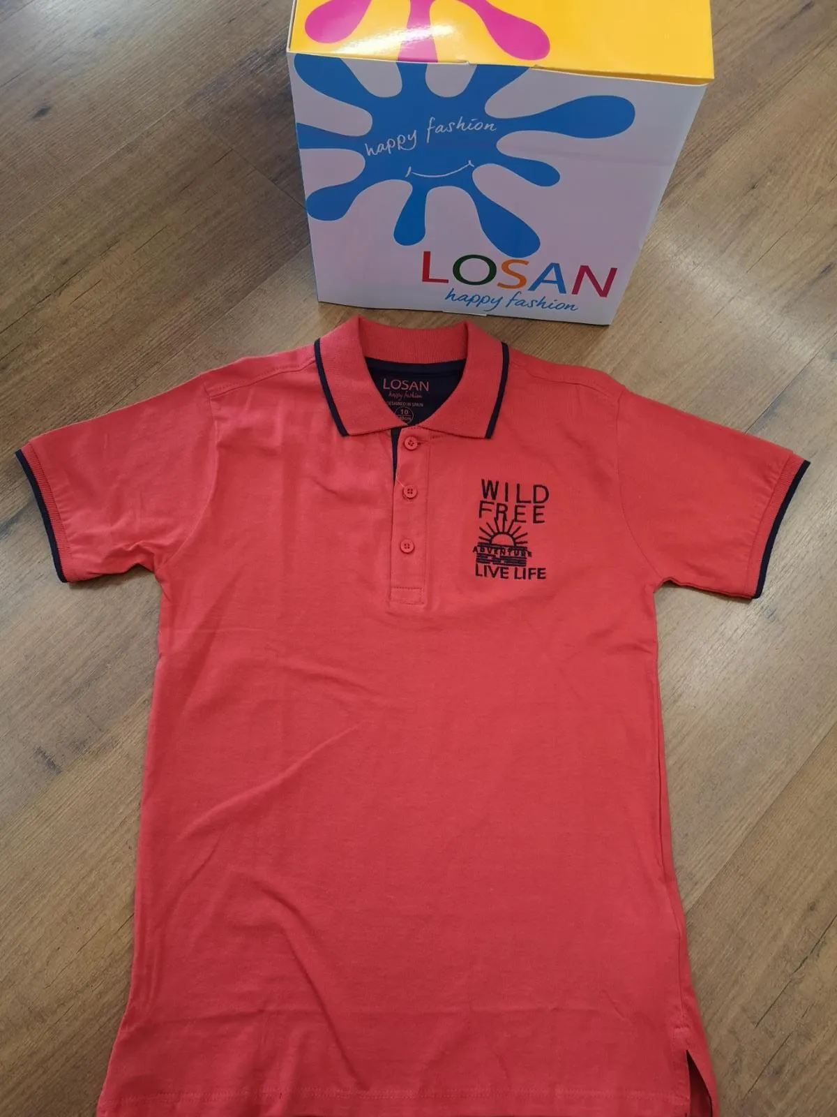 Polo  Rojo Niño Losan