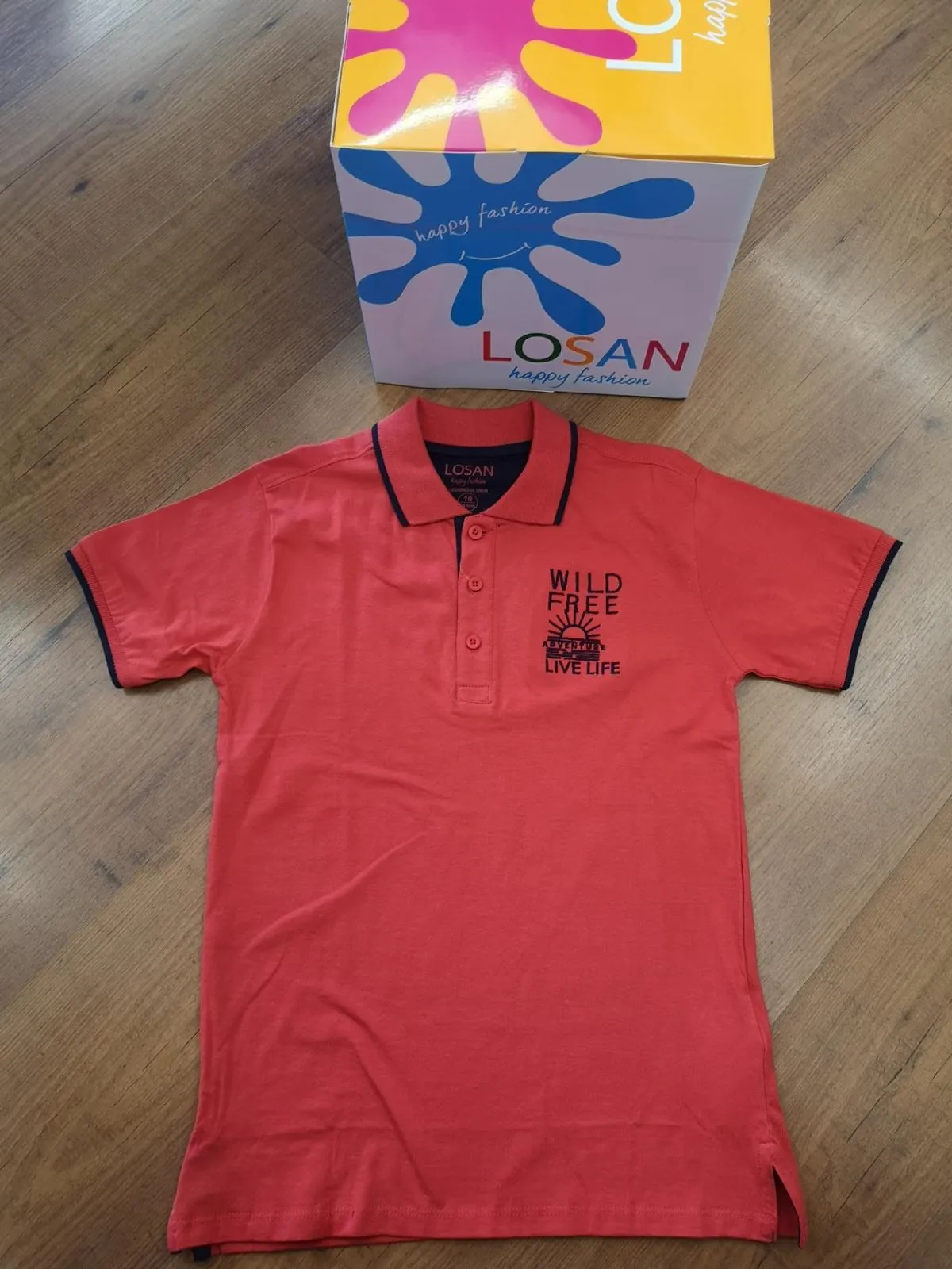 Polo  Rojo Niño Losan