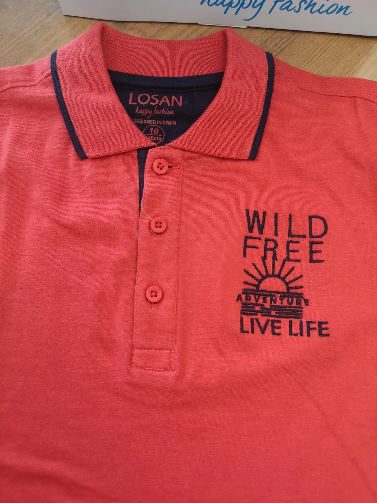 Polo  Rojo Niño Losan