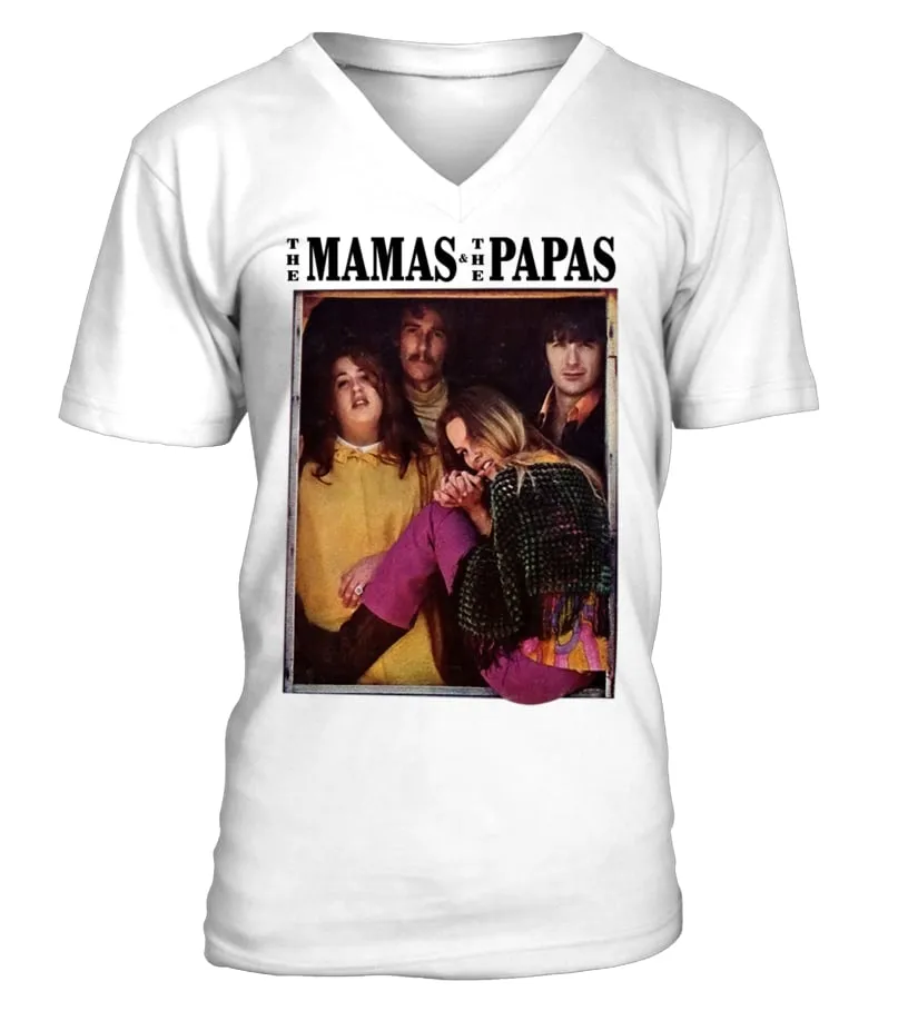 RK60SWT. THE MAMAS &AMP; THE PAPAS  THE MAMAS &AMP; THE PAPAS CAMISETA CUELLO EN V UNISEX
