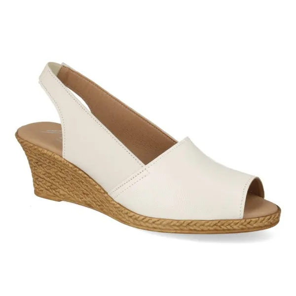 SANDALIAS CUÑA MUJER PIEL MOD. TIERRA BLANCA
