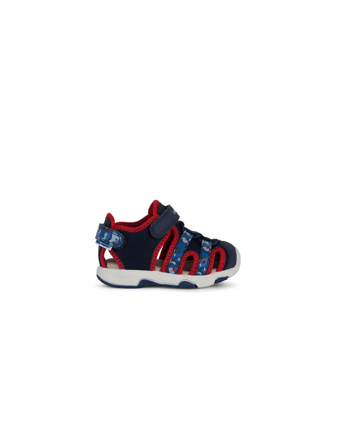 Sandalias Geox Multy Niño Azul/Rojo