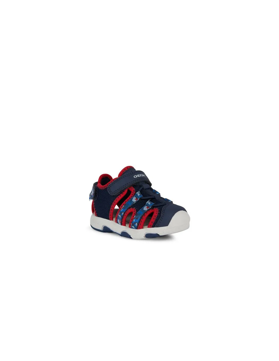 Sandalias Geox Multy Niño Azul/Rojo