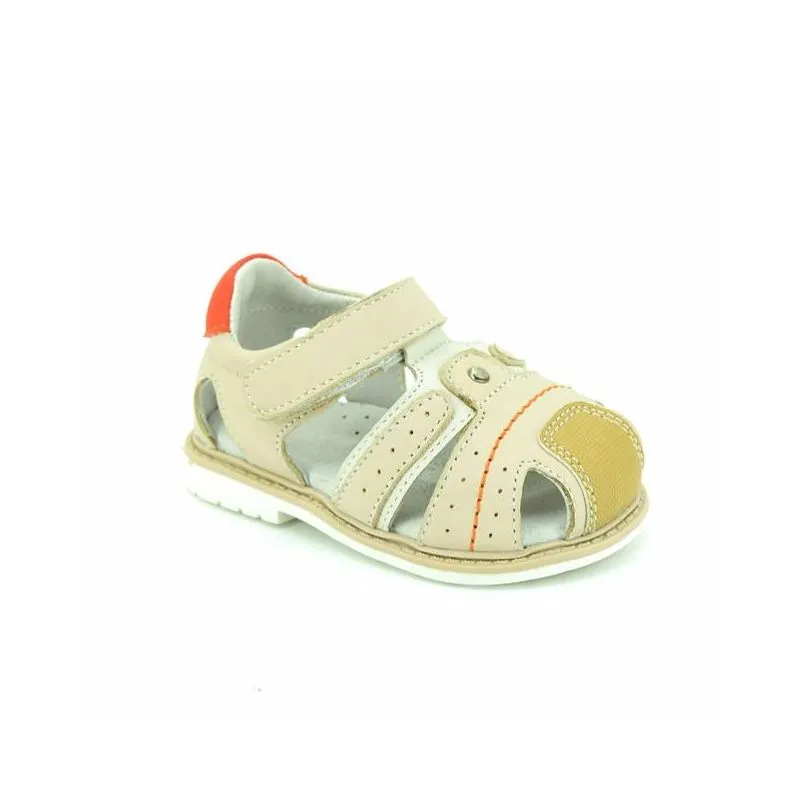 Sandalias niño de piel con refuerzo